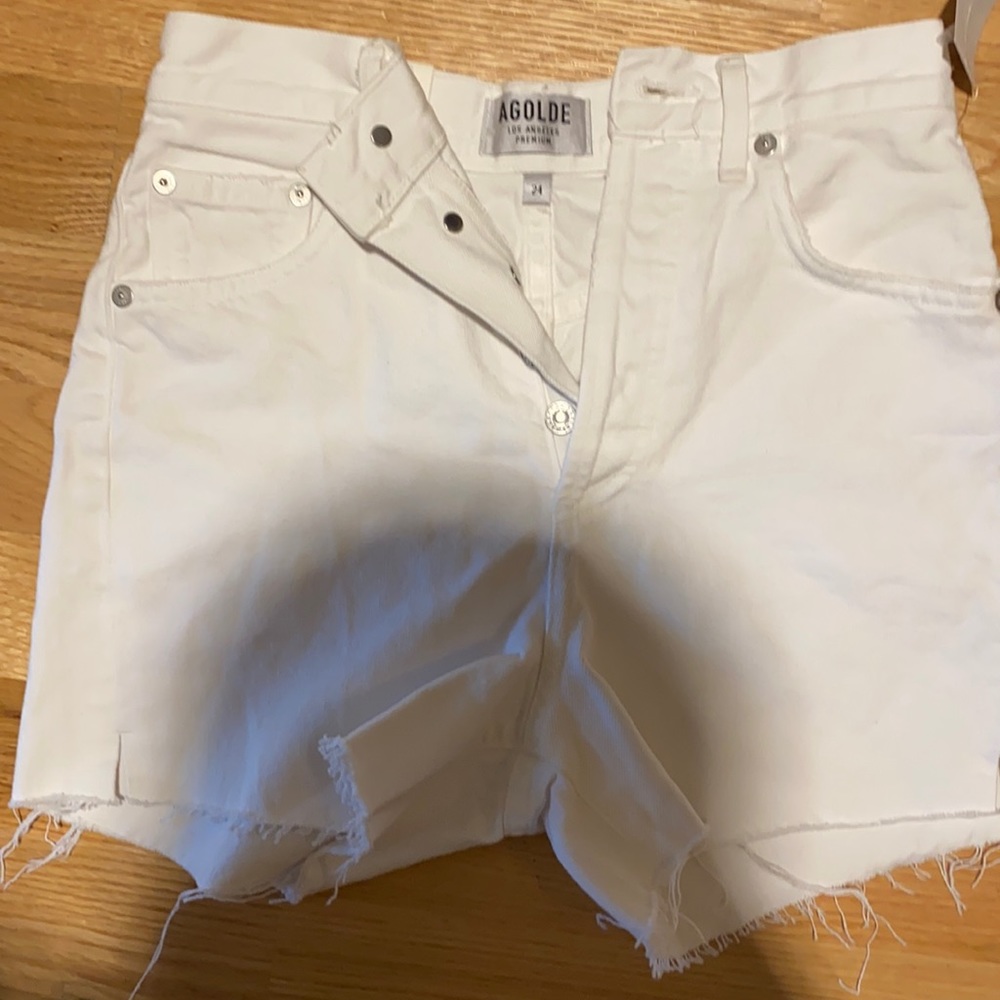 Brand new Agolde cutoffs